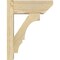 Ekena Millwork Balboa Slat Rough Sawn Outlooker, Douglas Fir, 6"W x 14"D x 18"H OUT06X14X18BOA06RDF - alternate 3